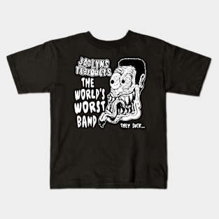 "WORLDS WORST BAND" JACLYNS TEARDUCTS Kids T-Shirt